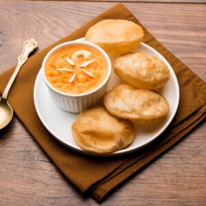 Halwa Puri Platter