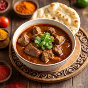Sada Nihari with 2 Naans & Halwa