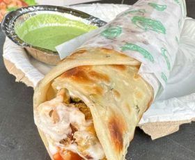 Chicken Malai Boti Roll
